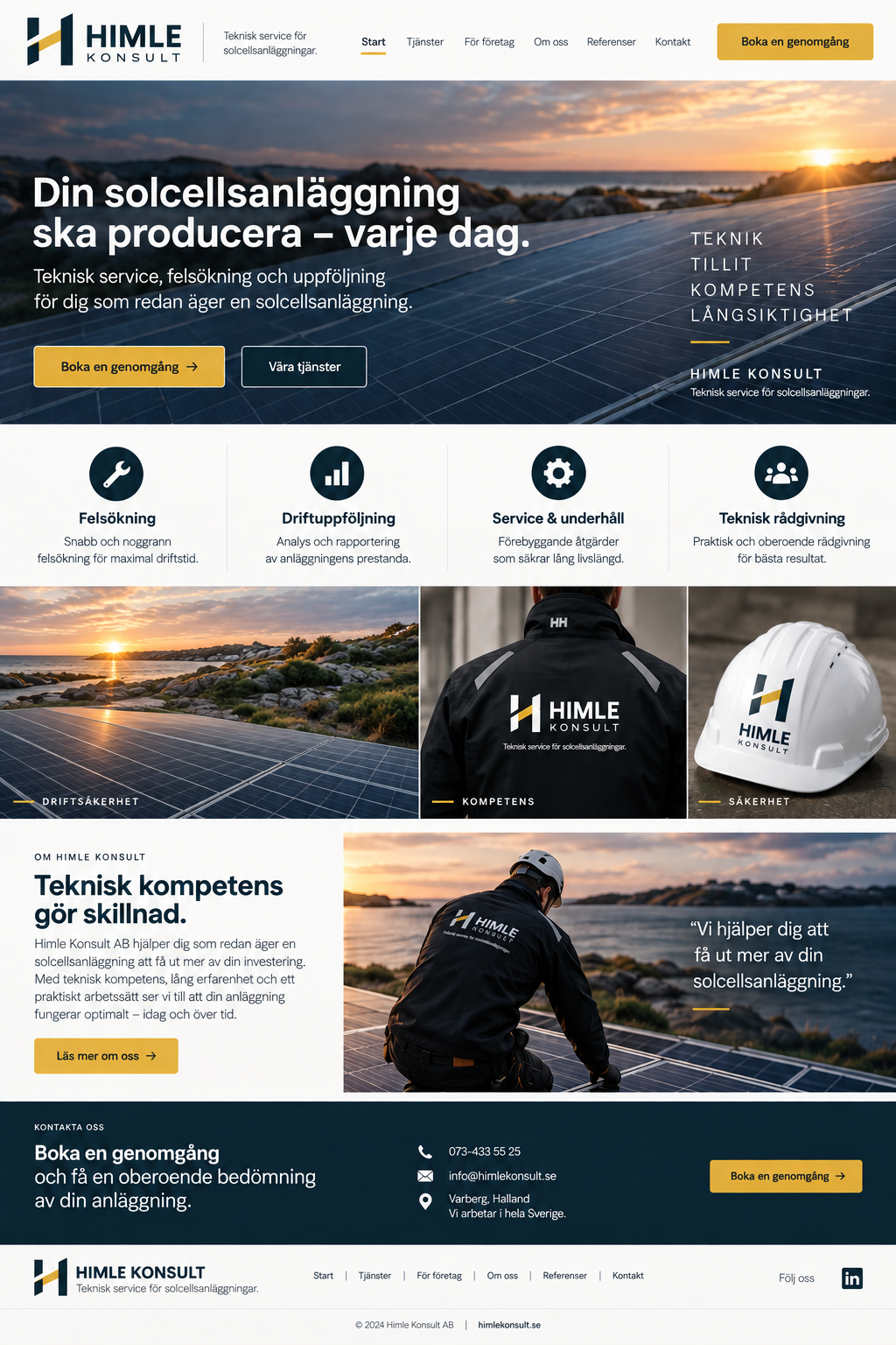 Himle Konsult – teknisk service för solcellsanläggningar